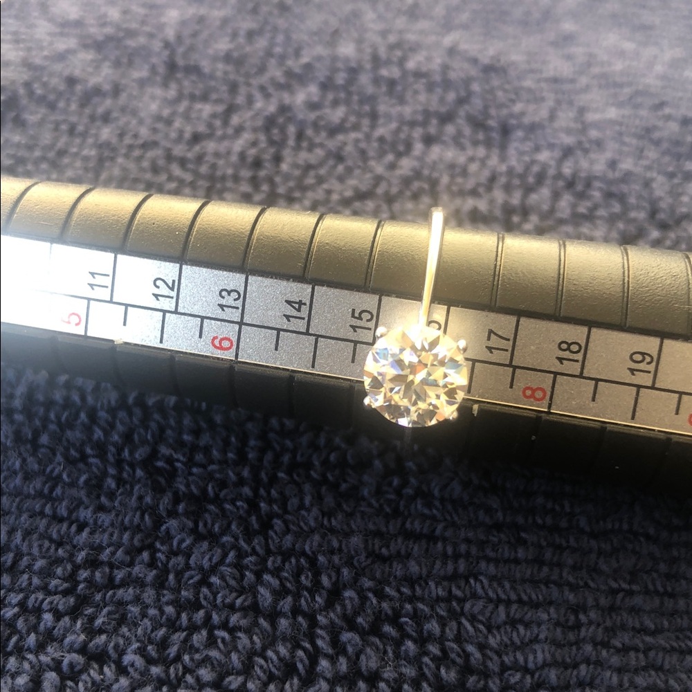 925 Sterling Silver Moissanite Ring